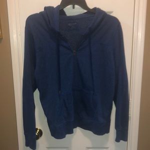 JRS  1XL  Blue Arizona zip up fleece jacket